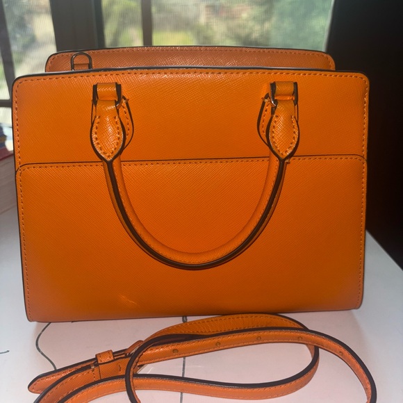 Madison Small Satchel, Kate Spade Orange Handbag - Picture 2 of 4